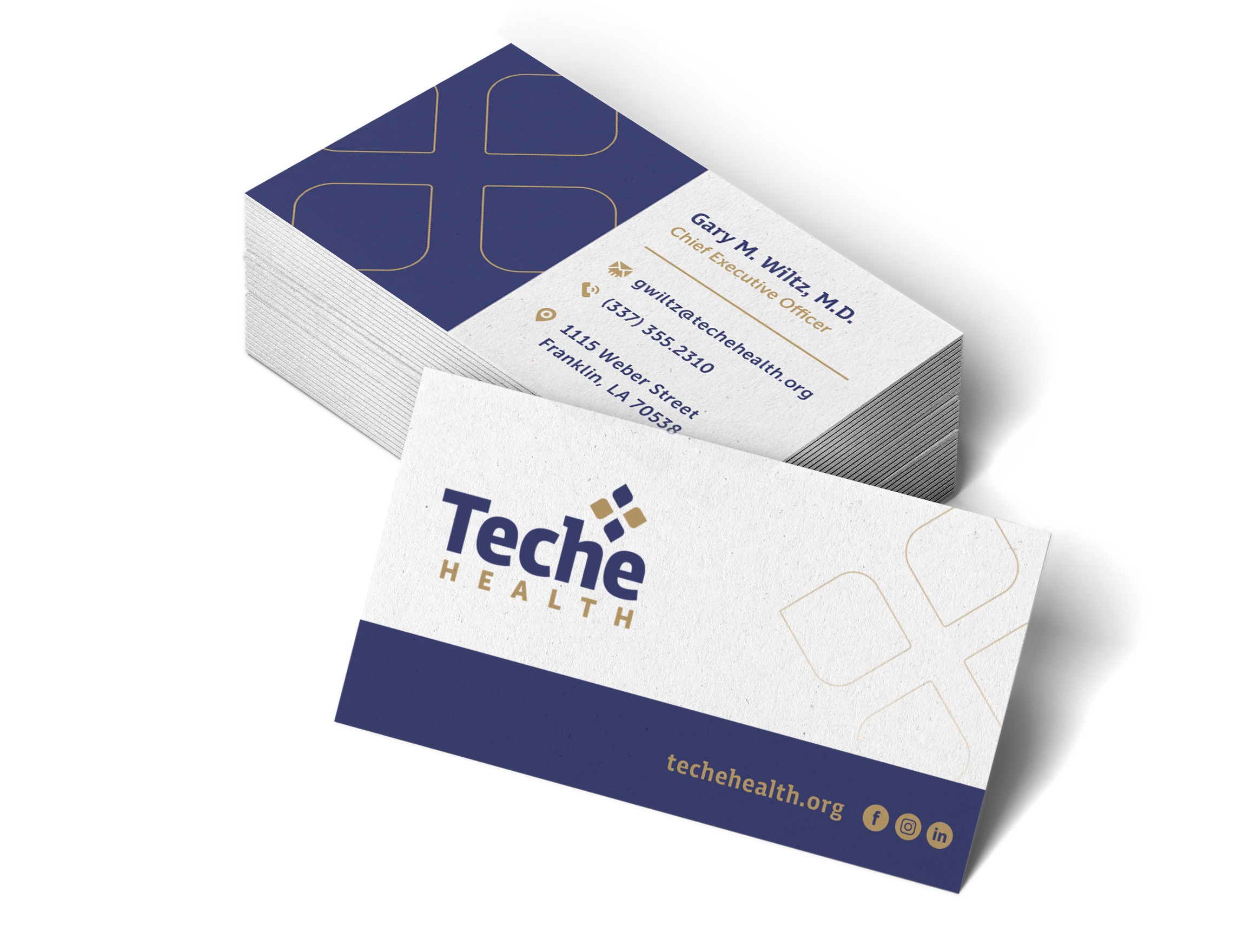 Teche Business Cards MockUp